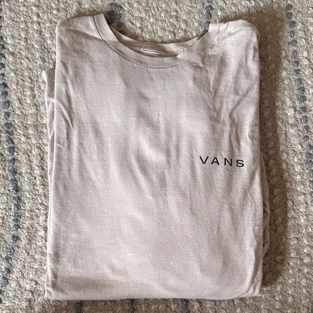 Vans Off-White Long Sleeve Tee